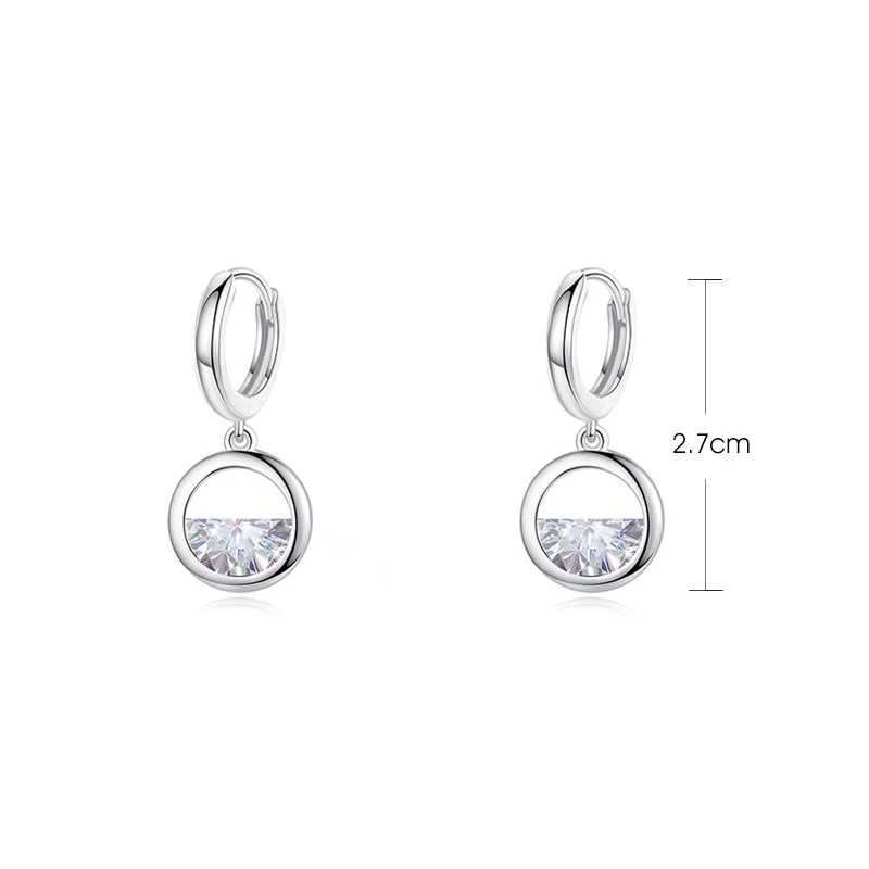 

New Fashion Round Dangle Drop Korean Earrings For Women Geometric Semicircle Earring Wedding 2020 Kolczyki Jewelry Gifts Charm