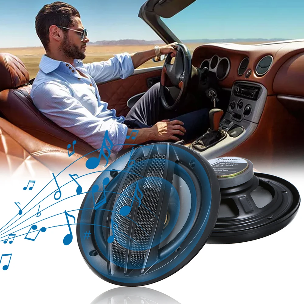 TS A1694S 2 шт. 6 5 дюйма 380 Вт автомобильный коаксиальный HiFi Динамик для двери