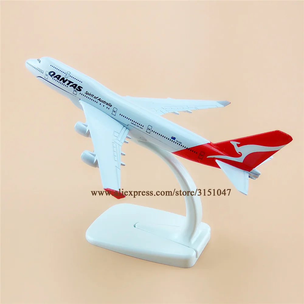 16 см Air Qantas Spirit Of Australia B747 Boeing 747 Airways Airlines металлический сплав модель самолета