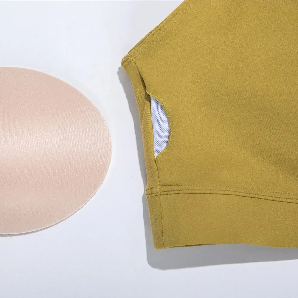 VigoBreviyaWomen Seamless Padded Sports Bra Female Workout Wireless Sport Top Crop Fitness Wear For Yoga Gym Brassiere Vest Tank