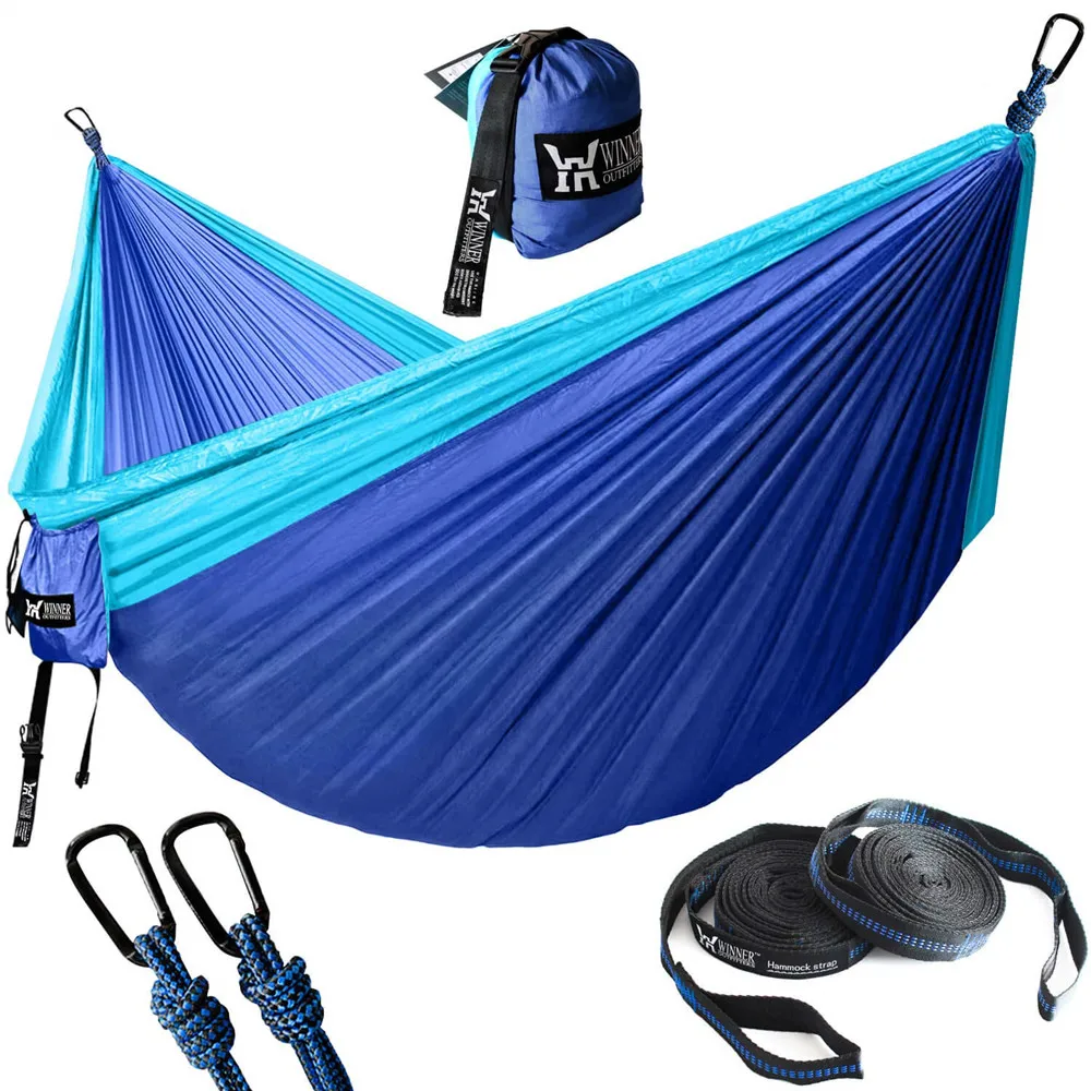 

Portable Outdoor Camping Hammock Travel Furniture Outdoor Furniture Garden Sleeping Hammock Hanging Bed Double Single People