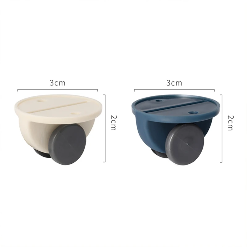 4pcs/set Adhesive Pulley Bottom Shelf for Cabinet Storage Box Sorting Boxes Caster Home Tool Accessiories | Обустройство дома