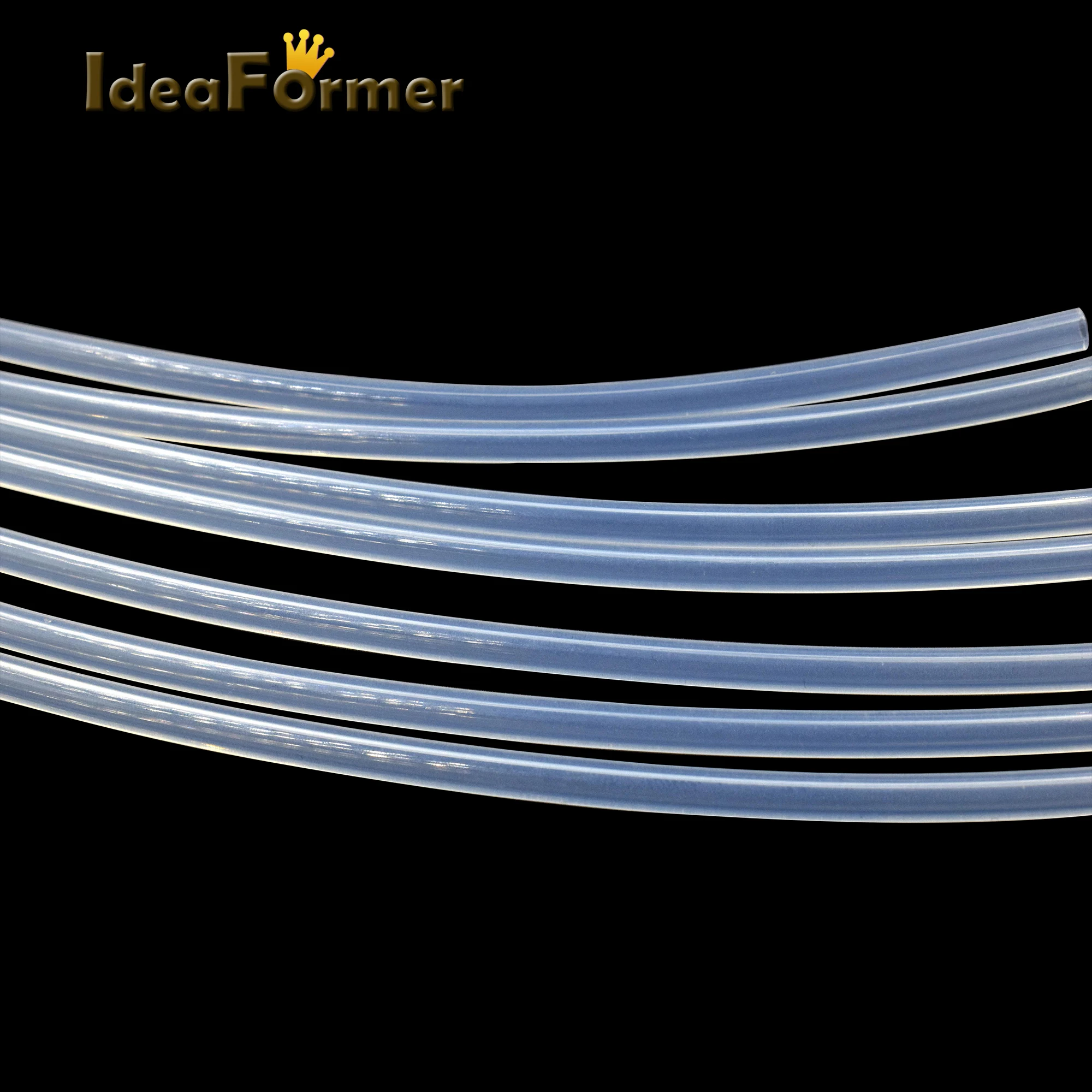1 м 3D принтер 2*4 мм Прозрачный PFA PTFE трубка тефлоновая труба J head hotend RepRap Rostock Bowden