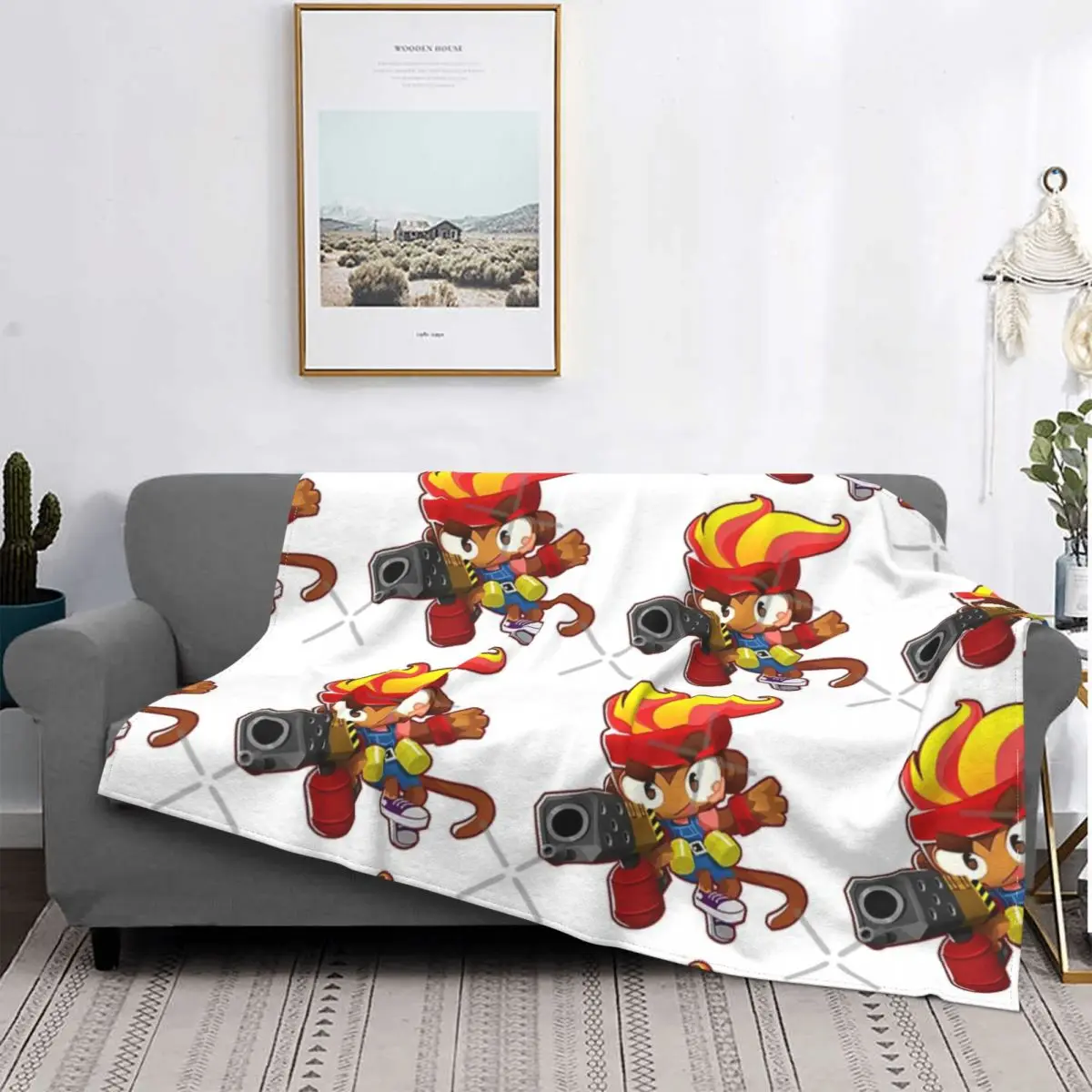 

Bloon Td-manta a cuadros para cama, cubrecama a cuadros, toalla para playa, cobertor de Winter