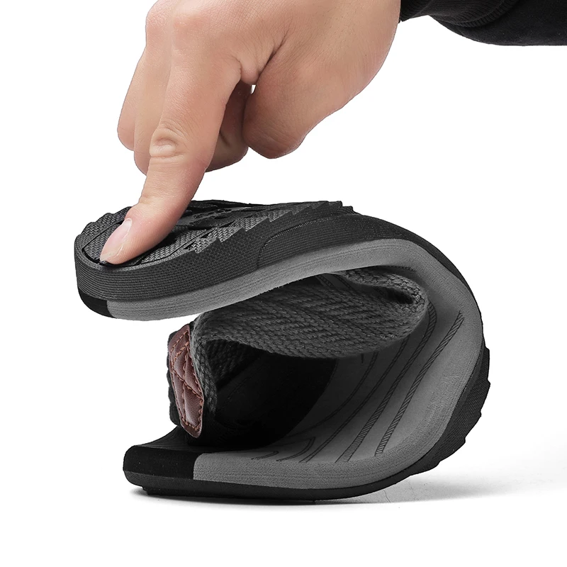 Мужские Пляжные шлепанцы удобная повседневная обувь массажные летняя 2021 | Обувь