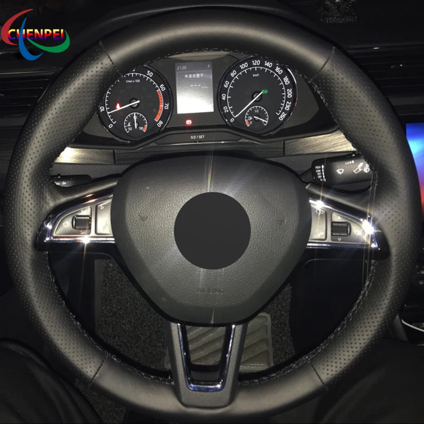 

Чехол на руль для Skoda Octavia Superb Yeti 2013-2019 Kodiaq Karoq 2016-2019 Scala 2019
