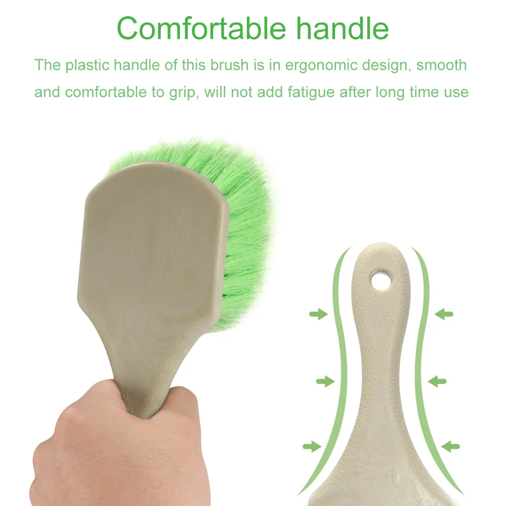 

Tire Brush Short Handle Cleaning Brush Wheels Brush With Handle Wheel Cleaning Tool Car Cleaning Accessories New