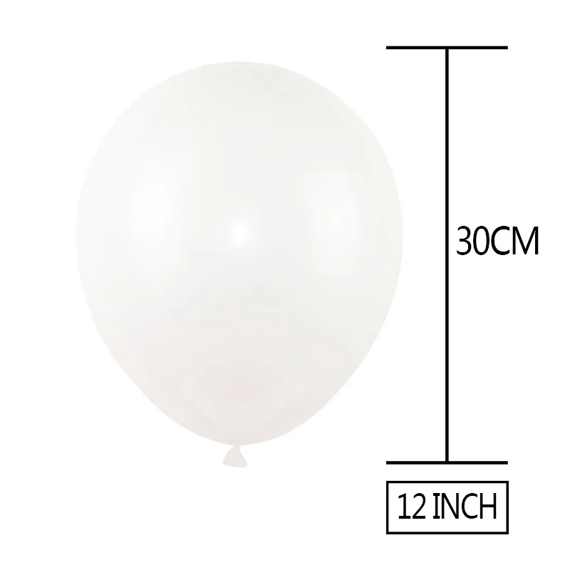 10pcs 12inch white Тематическое украшение в виде панды для детского дня рождения, воздушный шар, соломенный мешок для конфет, одноразовая посуда для детского душа, вечерние принадлежности в виде панды - Цвет: 10pcs 12inch white