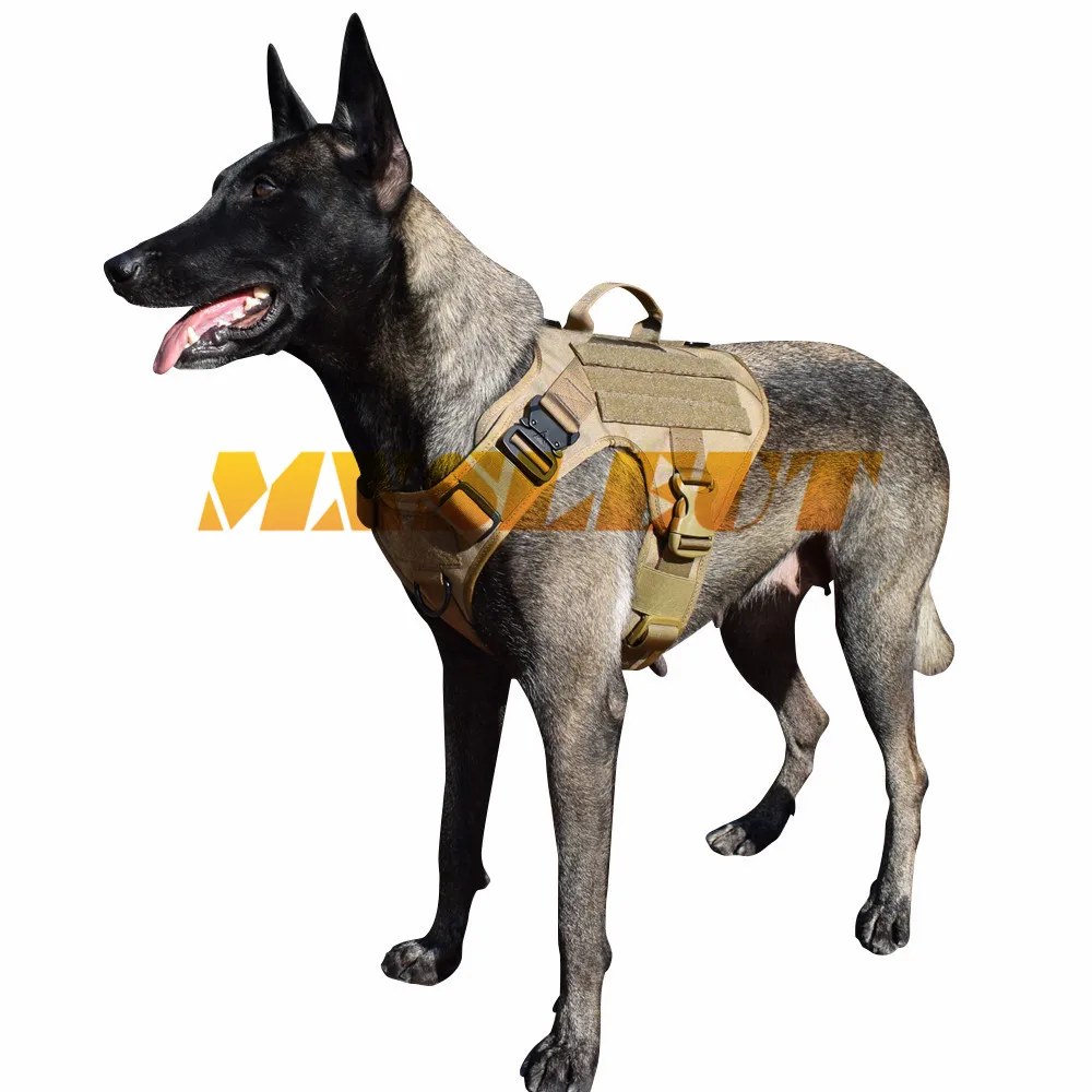 MXSLEUT тактический жилет для собак дышащая военная одежда для собак K9 Жгут Регулируемый размер тренировочный охотничий жилет для собак