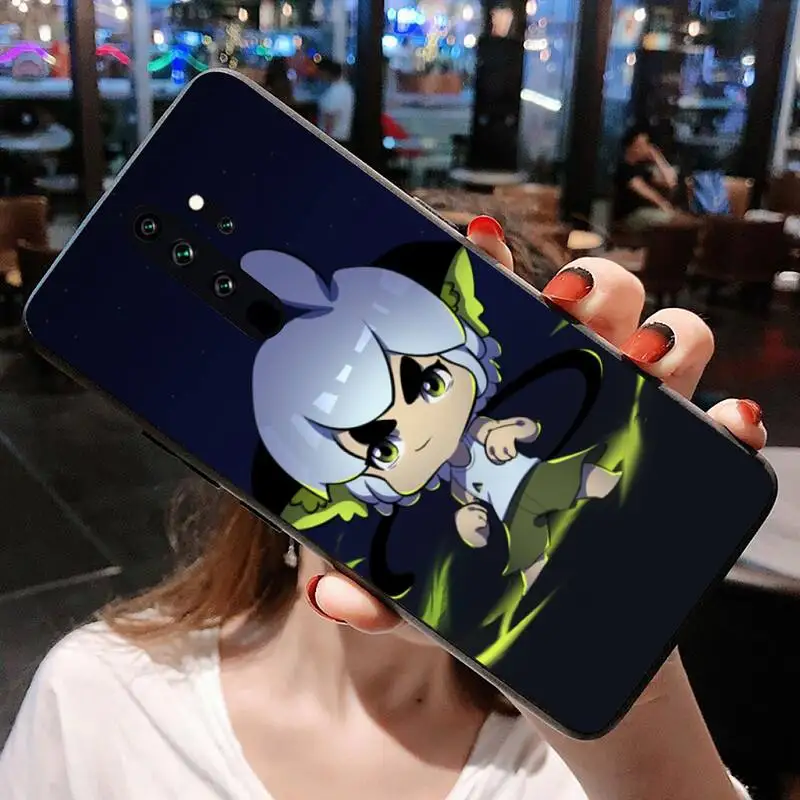 

Cute cartoon cat simple Luo Xiaohei Phone Case for Redmi Note 9 8 8T 8A 7 6 6A Go Pro Max Redmi 9 K20 K30 Pro