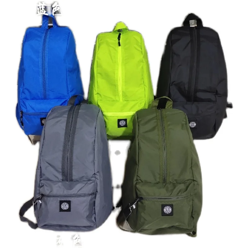 

New stone island explosion style bag shoulder men's and women's bag portable school bag backpack