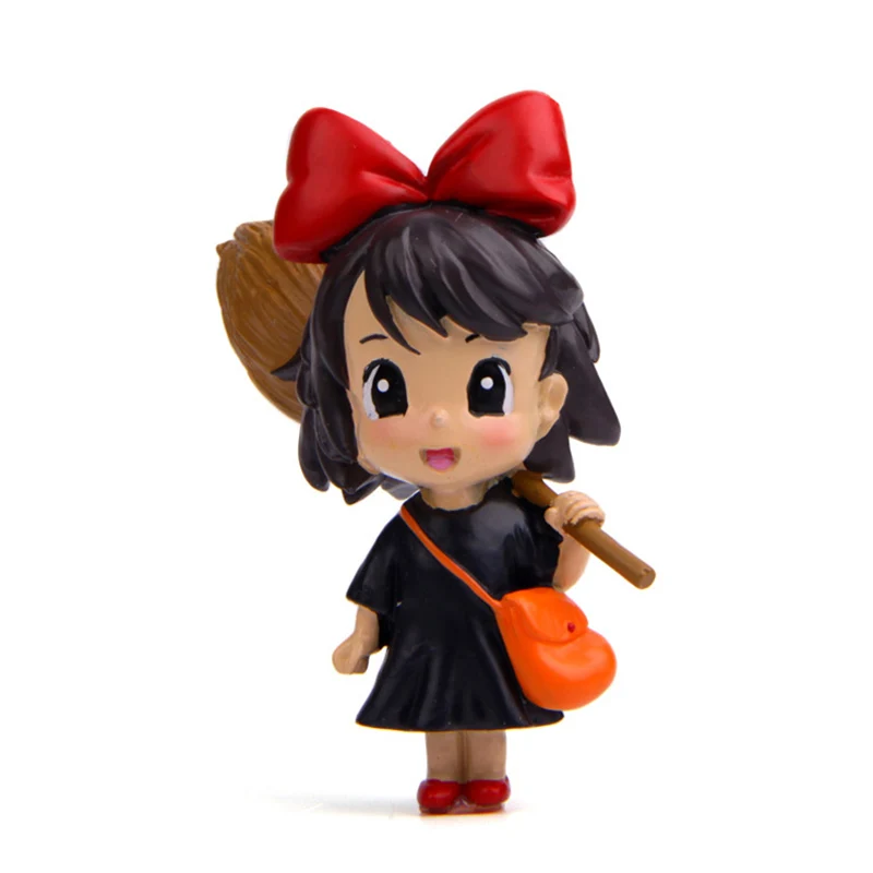 

Зачарованная метла Kiki служба доставки ведьма маленькая девочка анимация экшн-фигурка Кукольный дом детские игрушки Миниатюрная модель шиф...