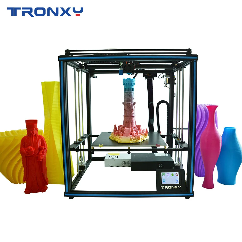 Модернизированный Высокоточный 3D принтер Tronxy набор сделай сам поддержка