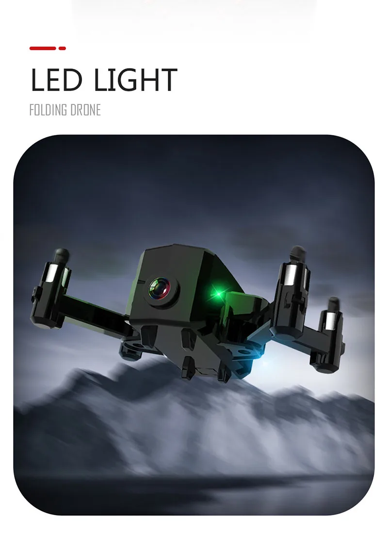 Мини оптический воздушный Дрон с камерой hd 720p WiFi приложение управления RC Вертолеты красочные огни rc игрушки Радиоуправляемый игрушечный вертолет для детей