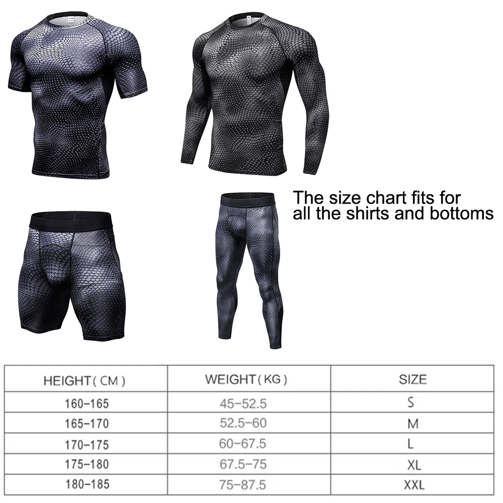 

Quick Dry Workout Running Shirt Compression Fitness Tops Breathable Gym T-shirts Clothing Rashguard Male Sport Shirts Men