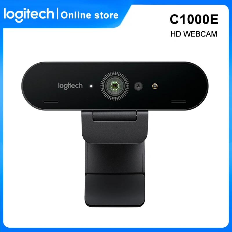 

Веб-камера Logitech C1000E 4K HD, камера для видеоконференций 1080p, веб-камера с USB и микрофоном, широкоугольная Ultra HD