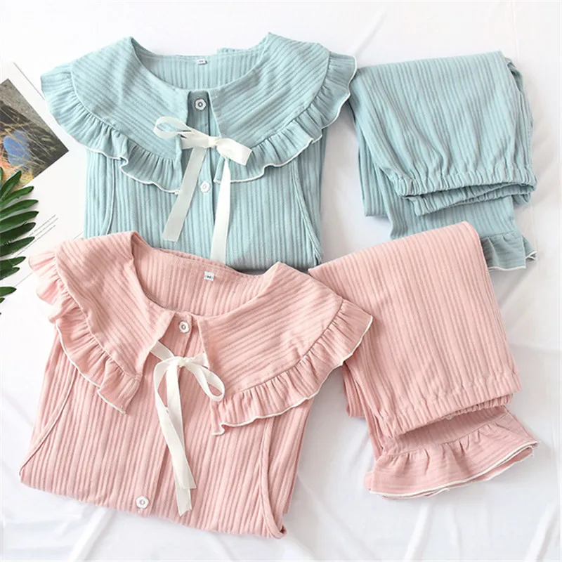 

Пижама для грудного вскармливания, тонкая, 100% хлопок