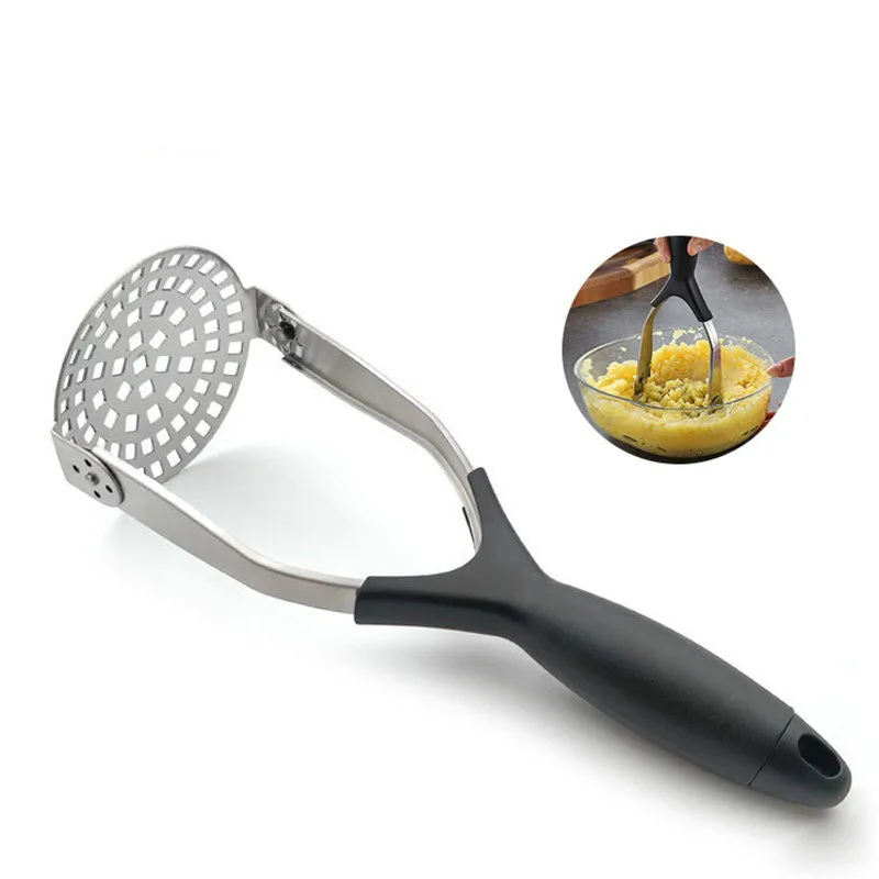Кухня гаджеты: Нержавеющая сталь складной картофеля для картофельного пюре