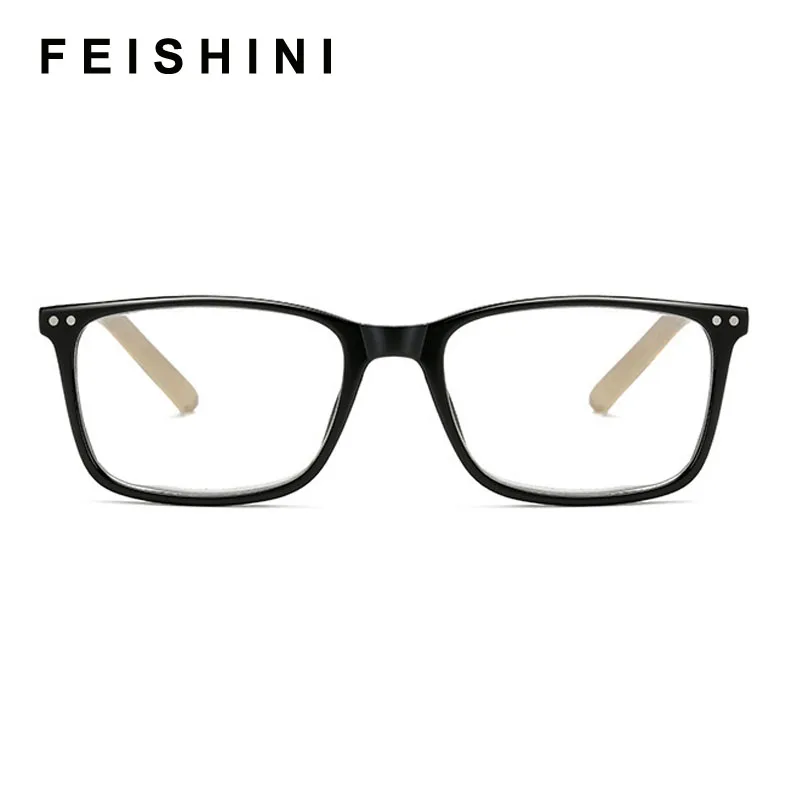 Очки для чтения Женские квадратные с диоптриями дальнозоркостью европейская