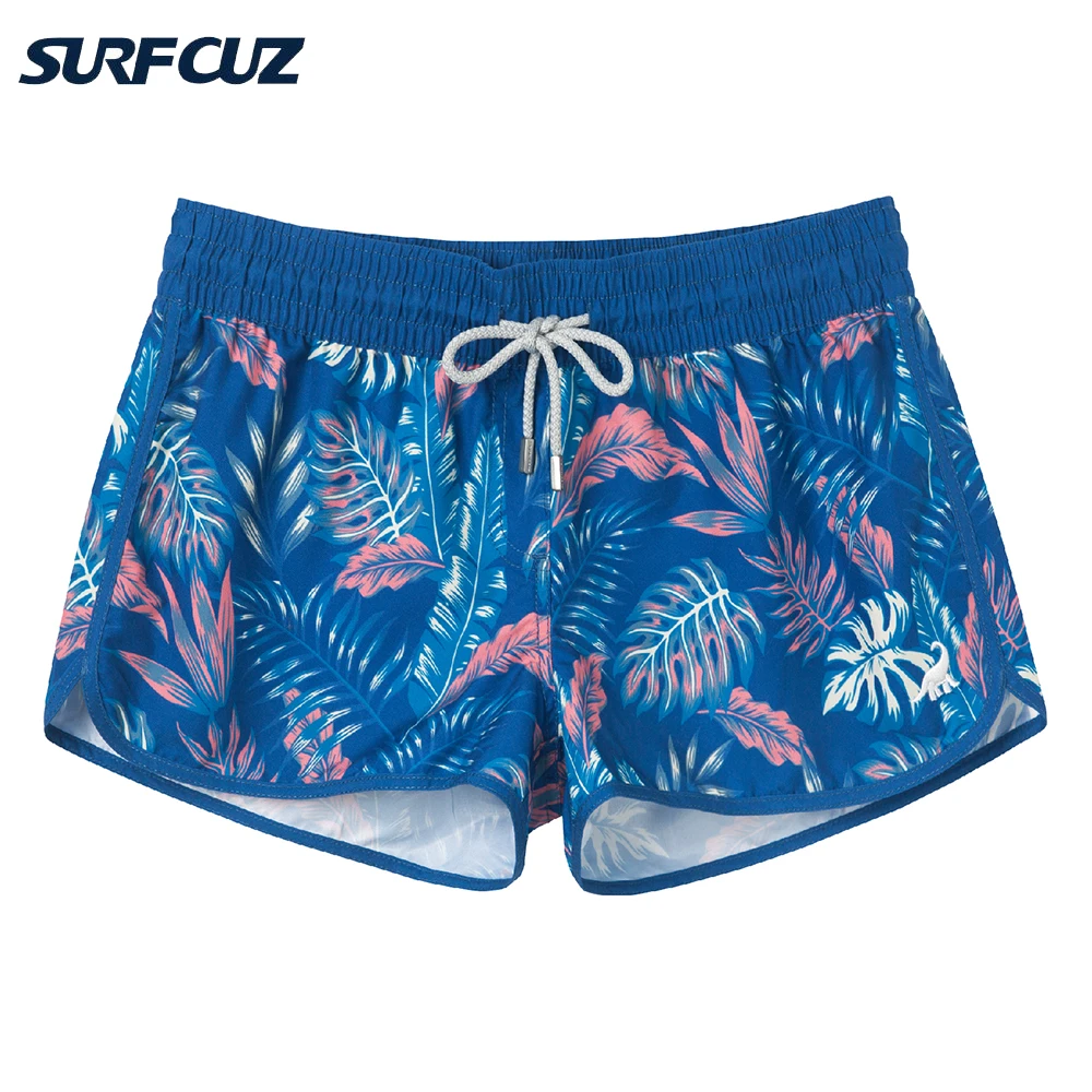 

SURFCUZ Women Beach Board Shorts Casual Swim Trunks Swimwear Swimsuits Sport Running Swimming Surfing Shorts Lady Boardshorts