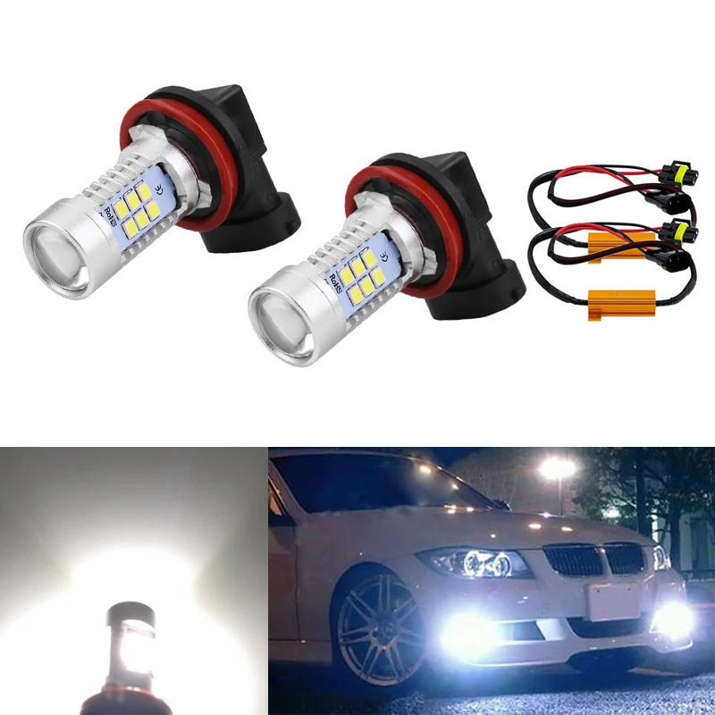 

2x LED Car H8 H11 Led Bulb 9006 HB4 Led Auto Fog Light 6500K Canbus No Error LED Lamp 12V Driving Running Lamp Bulb