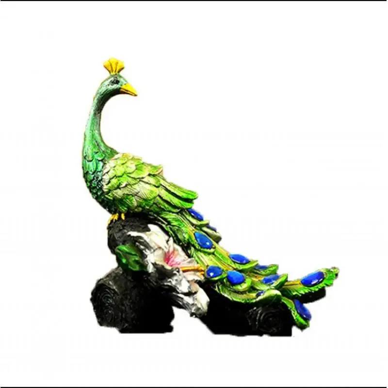

Chinese Style Peacock Resin Crafts Ornaments Crafts Desktop Ornament Decorations Figurine Miniatures Statue Sculpture Home Decor