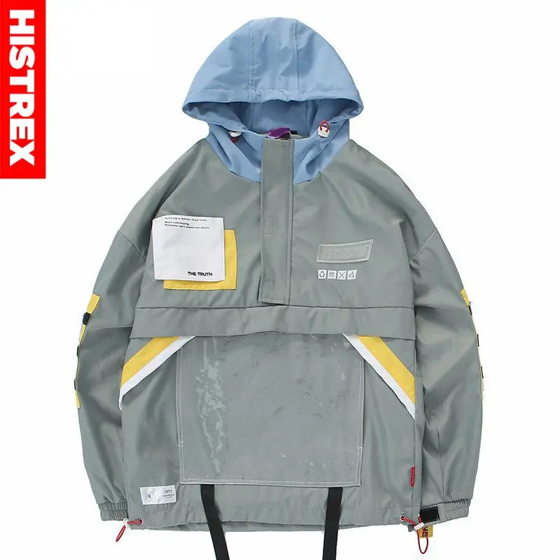 Уличная одежда с капюшоном в стиле хип хоп куртка 2020 Весенняя Мужская Harajuku