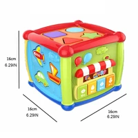 50le todder toys for 1 2 years old boys girls baby activity cube toys colorful shape sorting toddler kids early learning