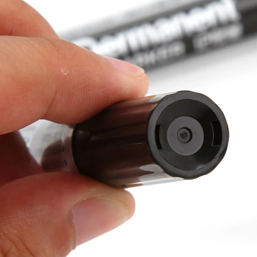 Перманентные маркеры с черными чернилами водостойкие для подписи студенческие