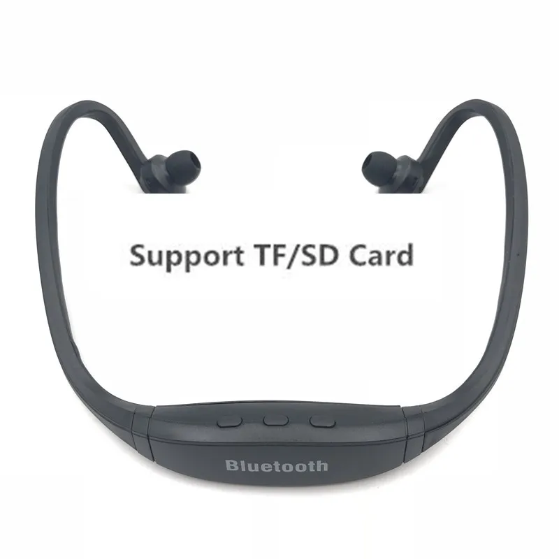 Black 018 Bluetooth наушники Handfree Спортивные Беспроводные S9 наушники-вкладыши гарнитура с микрофоном для iPhone samsung Xiaomi huawei kulaklik - Цвет: Black 018