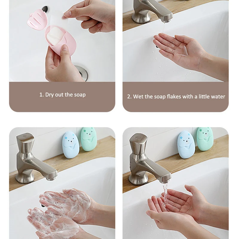 50 шт. портативная бумага для мыла рук | Дом и сад