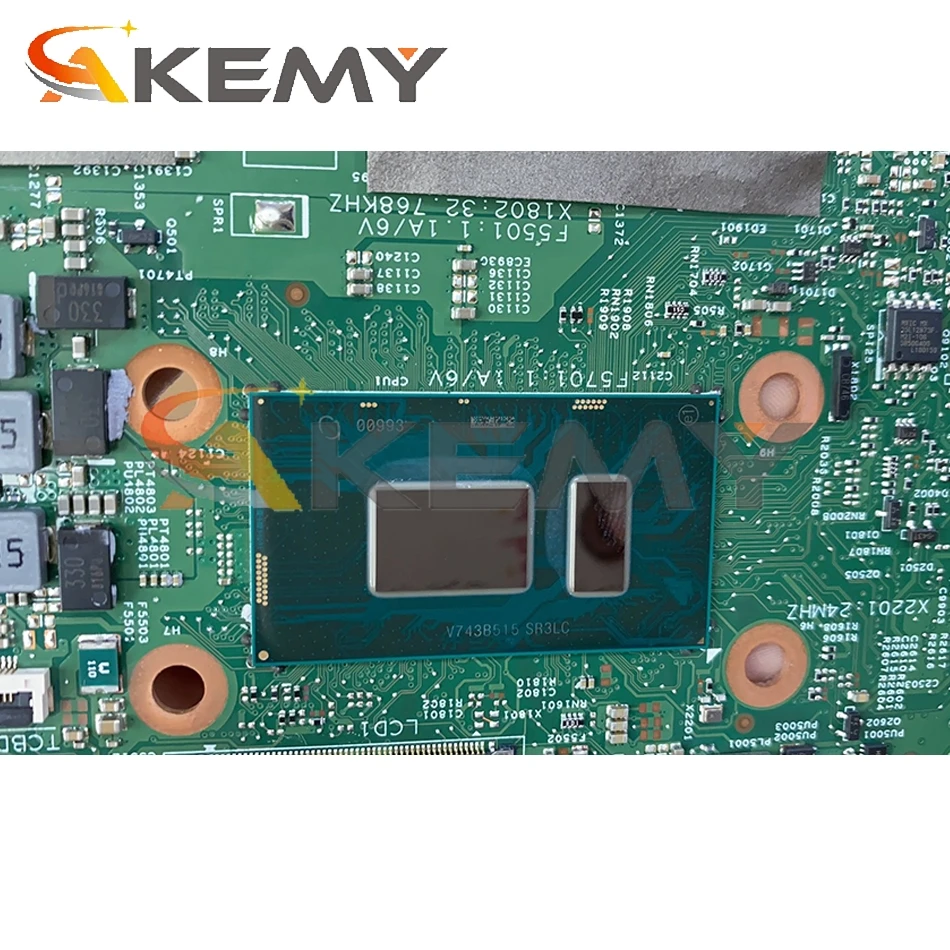 16839-1 Y5HR3 материнская плата для ноутбука DELL Inspiron 13 7370 7373 Материнская CN-0C2G64 0C2G64 W/