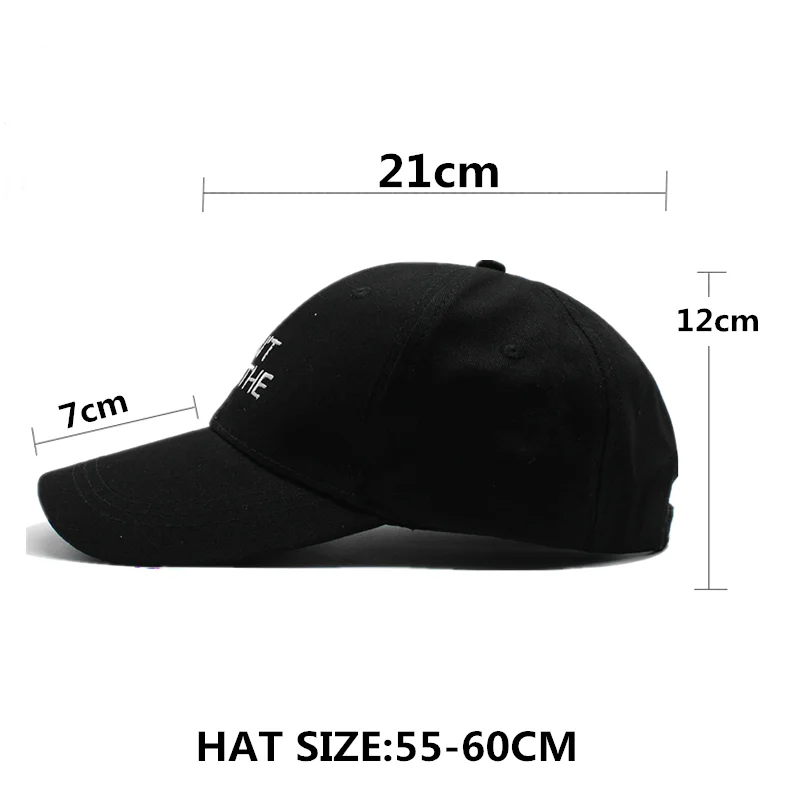 Бейсболка Мужская/женская с вышивкой надписью I Can't BREATH BLACK LIVES хлопковая