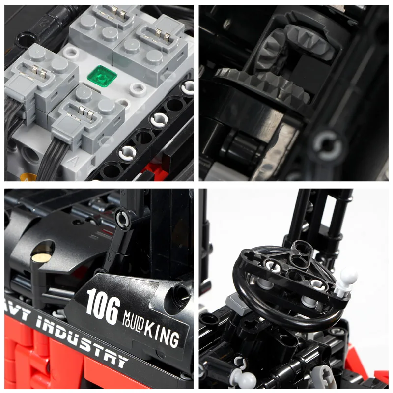 Technic серия Автопогрузчик Mk II грузовик совместимые строительные блоки кирпичи мощность двигатель функция автомобиля игрушки Дети подарок 3681