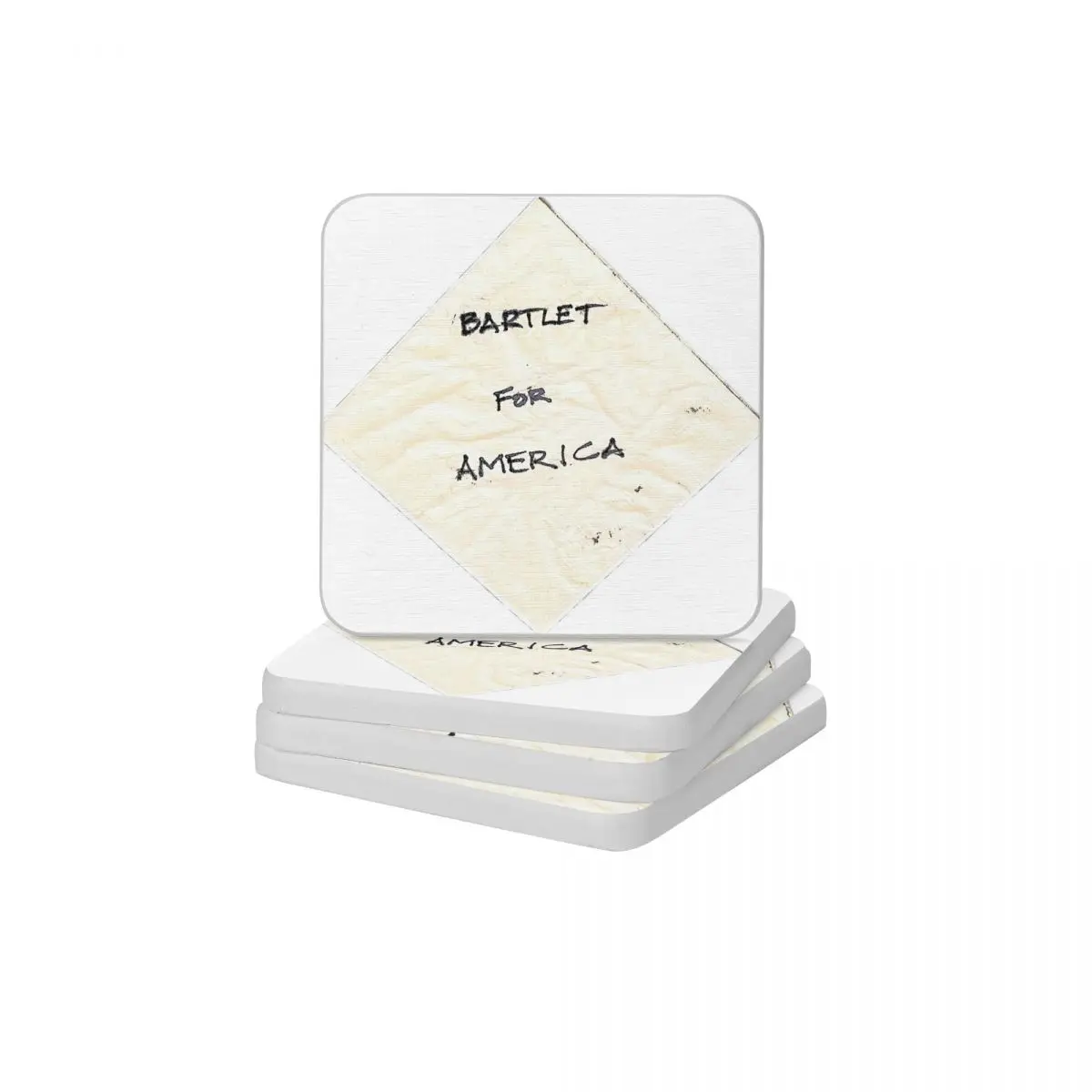 

Bartlet For America Napkin Diatom Square Round Coaster Resistant Water Cup Bonsai Mat Soap Toothbrush Pad 10x10cm