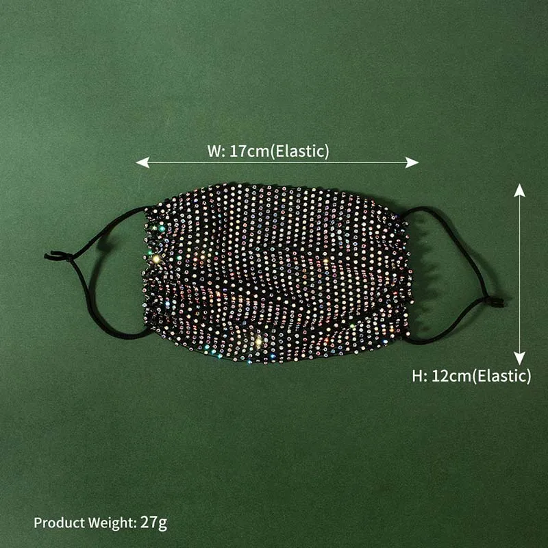 AB Алмазная кристальная Маскарадная маска для лица вечерние ювелирные изделия