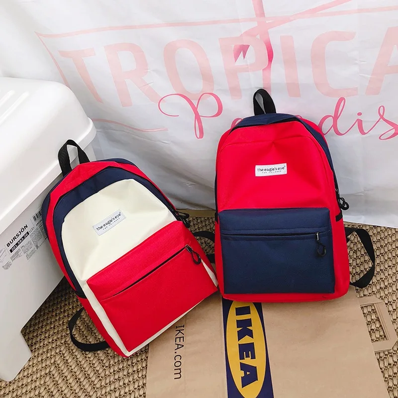 Рюкзак для ноутбука дорожная сумка холст с принтом в виде сердца корейский стиль