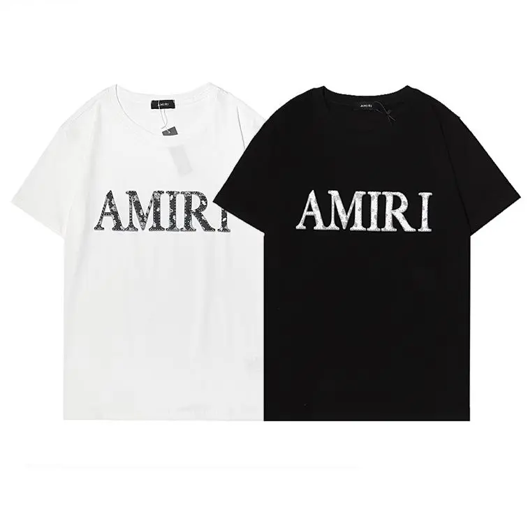 

21ss New T-shirt Cashew Letter Logo Print Short Sleeve Tee Men's and Women's Top