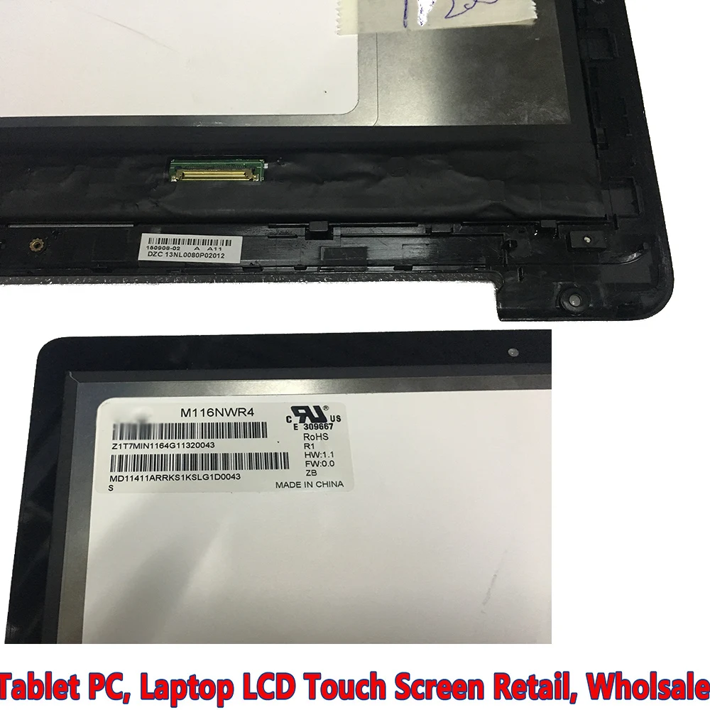 11,6 дюймовый ноутбук ips ЖК-сенсорный блок для Asus Transformer Book Flip TP201 TP201S TP201SA, M116NWR4