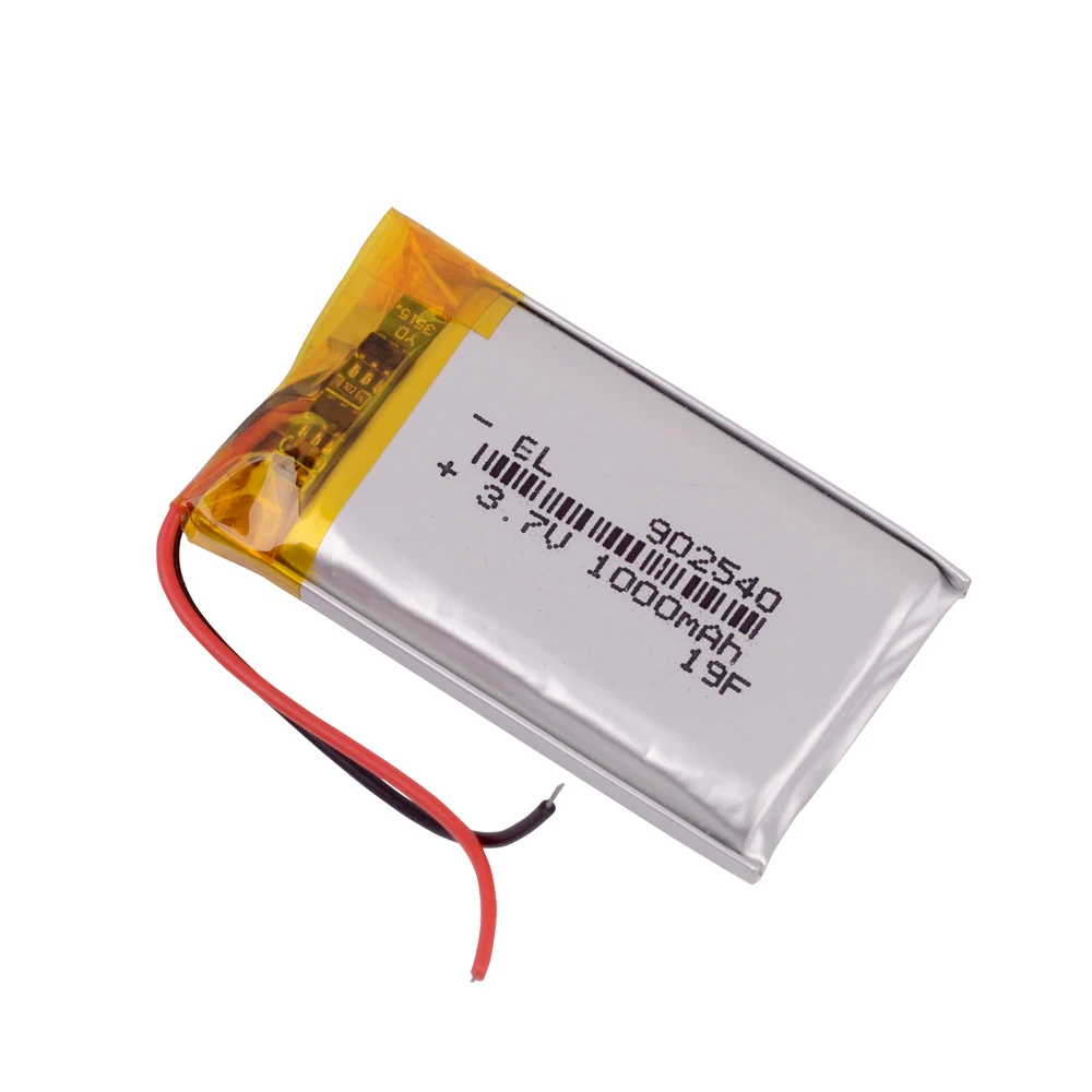 3 7 V 1000mAh 902540 литий-полимерный аккумулятор MP3 MP4 навигация dvr cdr динамик |