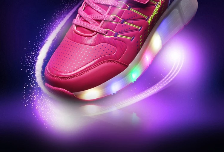 Jazzy Heelies, светодиодный светильник для мальчиков и девочек, детская обувь для роликовых коньков, Детские кроссовки с колесами, 21 цвет