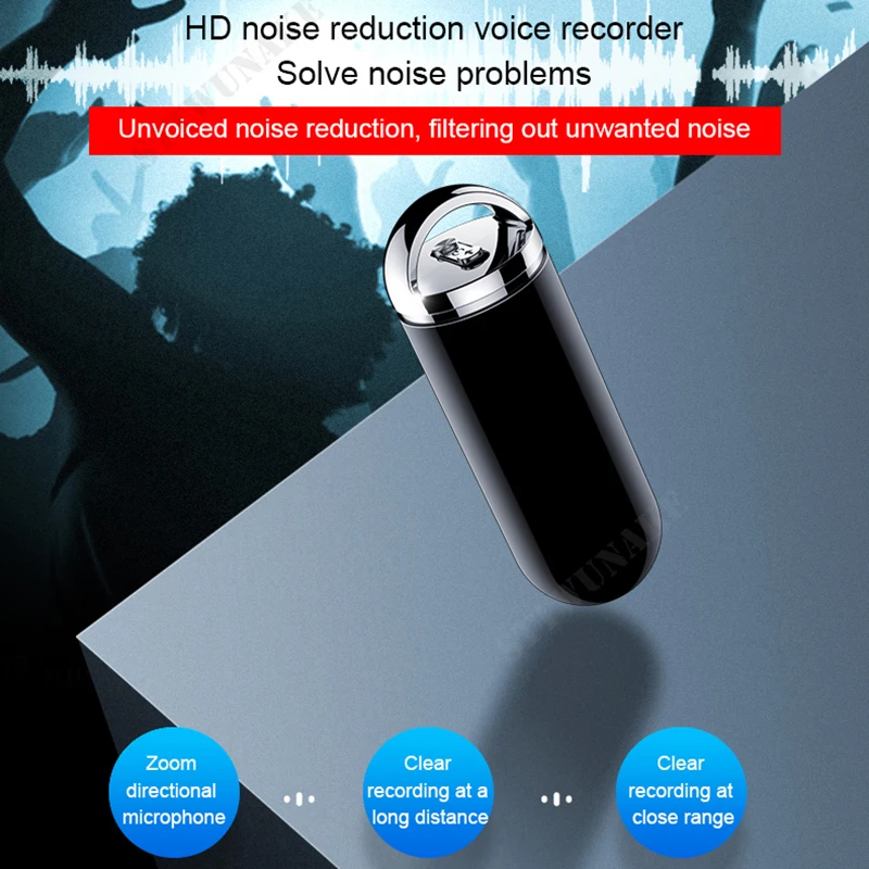 

STTWUNAKE voice recorder mini recording dictaphone micro audio sound digital professional flash drive secret