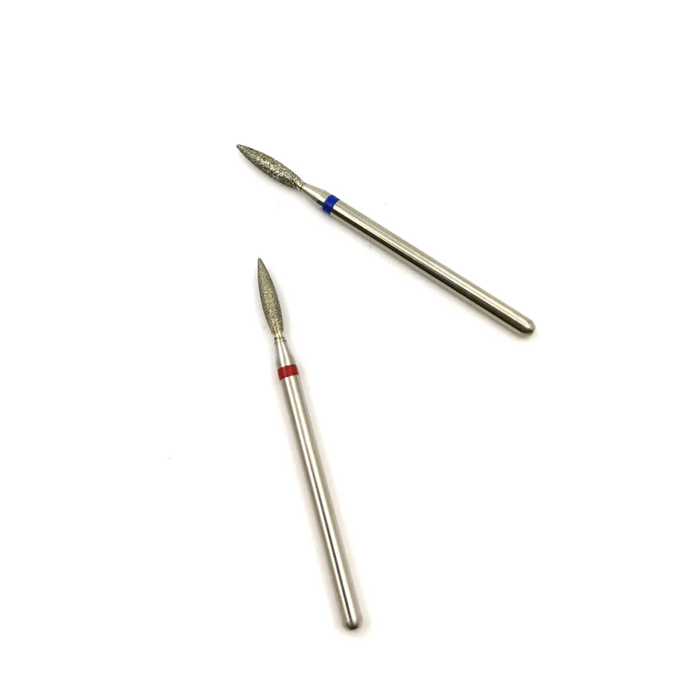 Фрезы для ногтей HYTOOS с мелкими алмазами конусная форма русские фрезы кутикулы