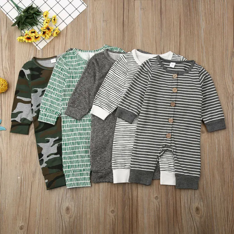 Комбинезон Камуфляжный для новорожденных мальчиков и девочек | Мать ребенок