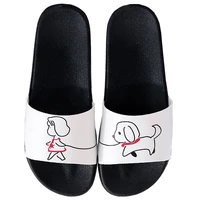 summer women slippers for shoes pvc cartoon for woman slippers 2020 nwe non slip bathroom home flip flops tx35