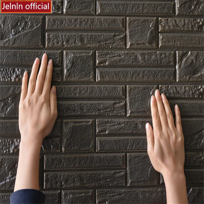 New TV background living room self-adhesive 3d stereo wall stickers brick kids wallpaper kindergarten foam | Дом и сад