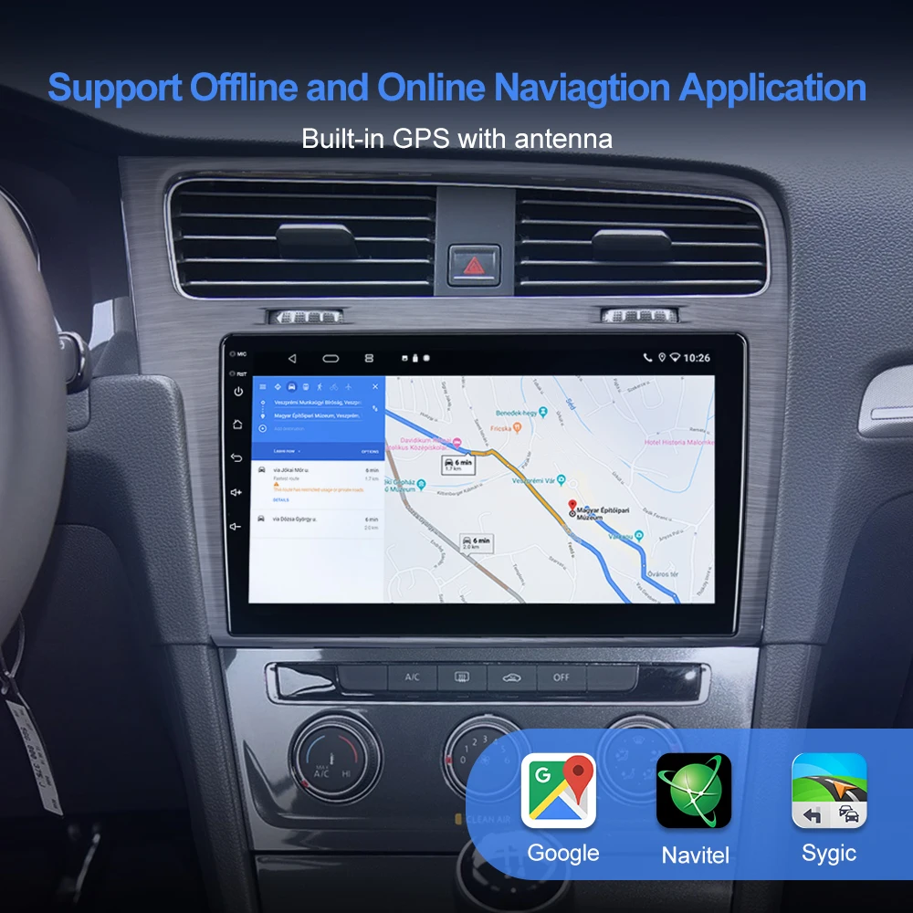 ISUDAR Android 10 Car Radio For VW/Volkswagen/Golf 7 2013+ GPS Navigation Multimedia CANBUS Camera DSP IPS Screen wifi No 2din | Автомобили