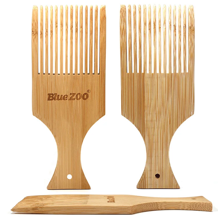 

BlueZOO Nanzhu Woodiness Environmental Protection Big Back Hair Style Insert Comb Big Comb Big Scraper Oil Head Insert Comb