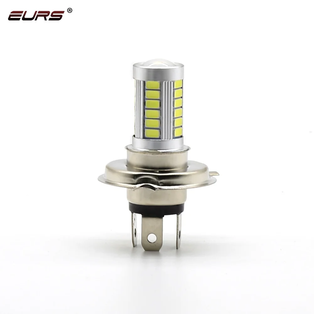 EURS(TM) 2 шт. светодиодный фары для автомобиля 5630 33 smd фары дальнего света H4 H7 9005 9006 H11 Противотуманные фары 12 В