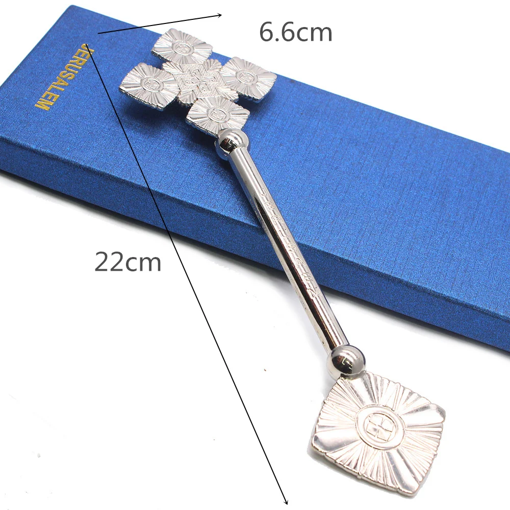 

Metal Hand Cross JERUSALEM Religious Cross Prayer